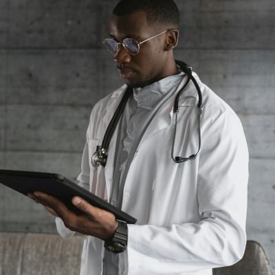 doctor taking notes