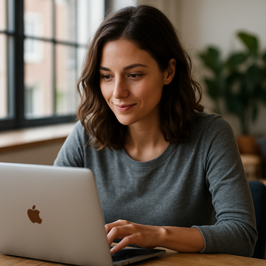 woman laptop